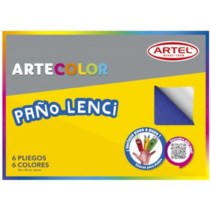 Sobre Pañolenci 6 Colores 20X30 cm Artel