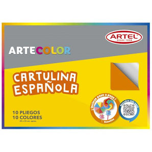 Sobre Cartulina Española 10 Hojas Artel