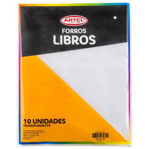 Forro X 10 Libro Transparente Artel