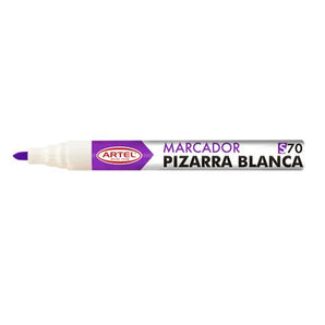 Plumon Pizarra Punta Redonda Morado Artel