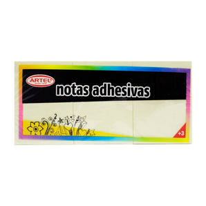 Notas Adhesivas X3 50x40mm 100 Hojas Artel