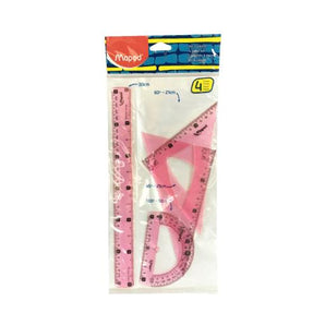 Set Reglas 4 Pieza 30Cm Artel