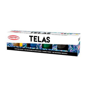 Estuche Pintura Tela 6 Col 15Ml Artel