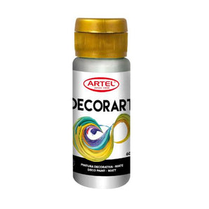 Pintura Decorativa Plata Nº95 60ml Artel