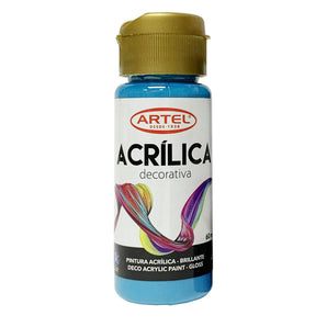 Pintura Acrílica Deco Azul Calipso Nº400 60ml Artel