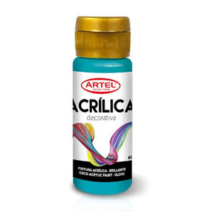 Pintura Acrilica Deco Turquesa Nº503 60ml Artel