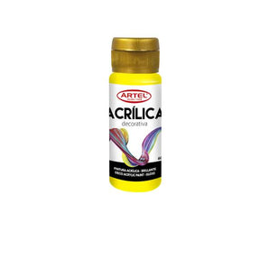 Pintura Acrílica Deco Amarillo Nº704 60ml Artel
