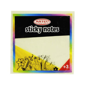 Post it Notas Adhesivas Color Amarillo 75x75mm Artel