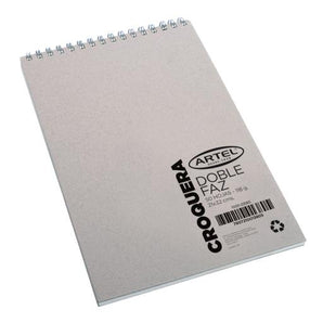 Croquera Doble Faz Espiral 50 Hojas 21X32 Artel