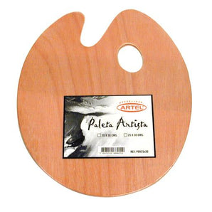 Paleta Artistica de Madera Ovalada Artel